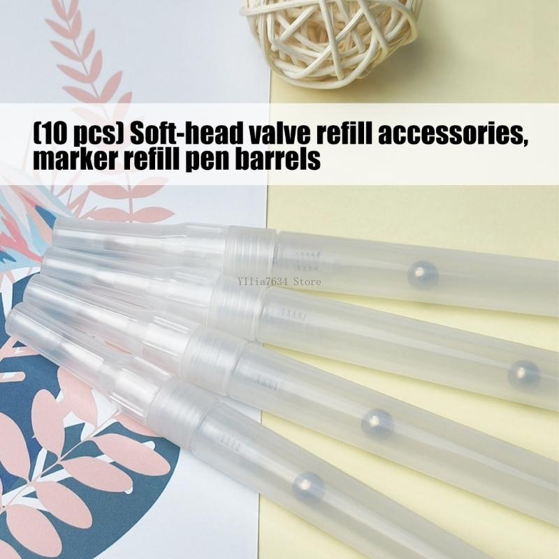  10Pcs Soft Brush Tip Clear Em - Midsole Marker Paint recension och pris