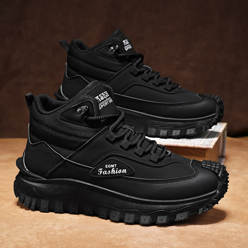 Men'S Black And White Mid Top  - Sneaker Zone recension och pris