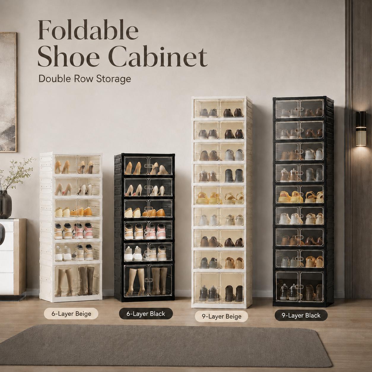 Installation-Free Foldable Sho - Shoe Box Display recension och pris